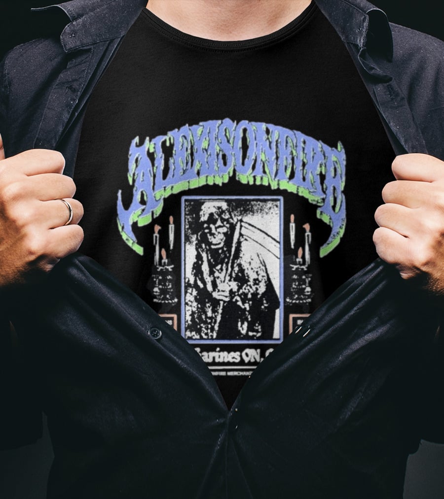 Alexisonfire St Catharines ON Canada Sweet Dreams Of Otherness In Memory Of Mankind Candle T-Shirt