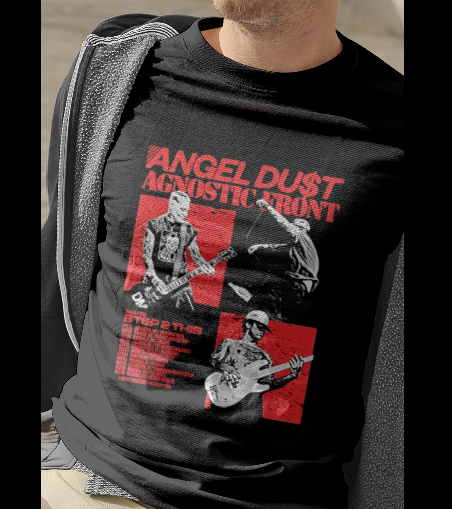 Angel Du$t Agnostic Front Featuring Step 2 This Tour Live Band Performance T-Shirt