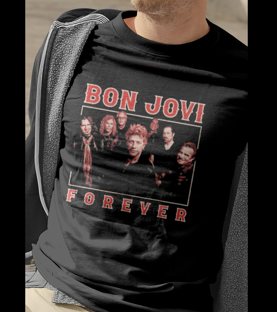 Bon Jovi Forever Tour 2026 Band Photo T-Shirt