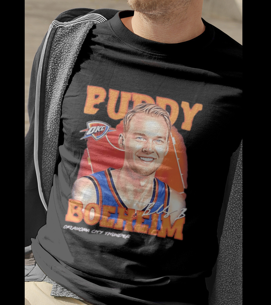 Buddy Boeheim Oklahoma City Thunder OKC Basketball BCS B Airbrush T-Shirt