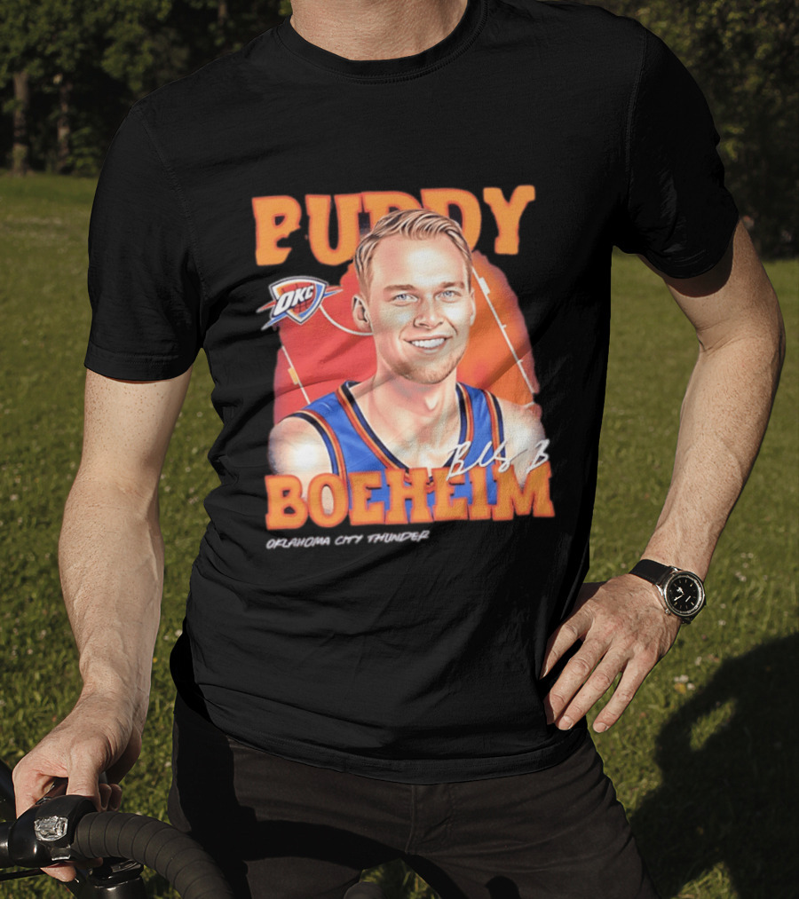 Buddy Boeheim Oklahoma City Thunder OKC Basketball BCS B Airbrush T-Shirt