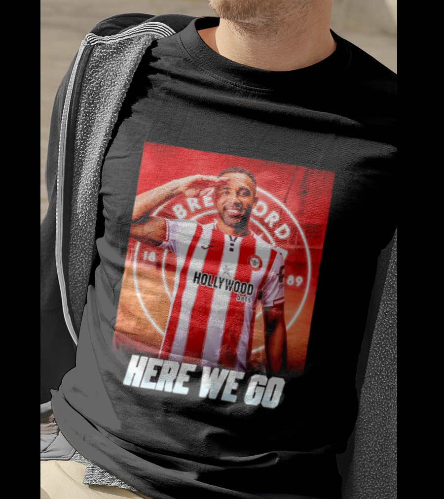 Brentford FC Callum Wilson Here We Go Hollywood Bets T-Shirt