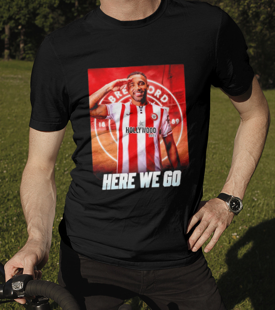 Brentford FC Callum Wilson Here We Go Hollywood Bets T-Shirt