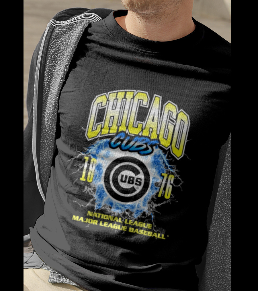 Chicago Cubs 1876 Vintage National League Major League Baseball Iconic Team T-Shirt