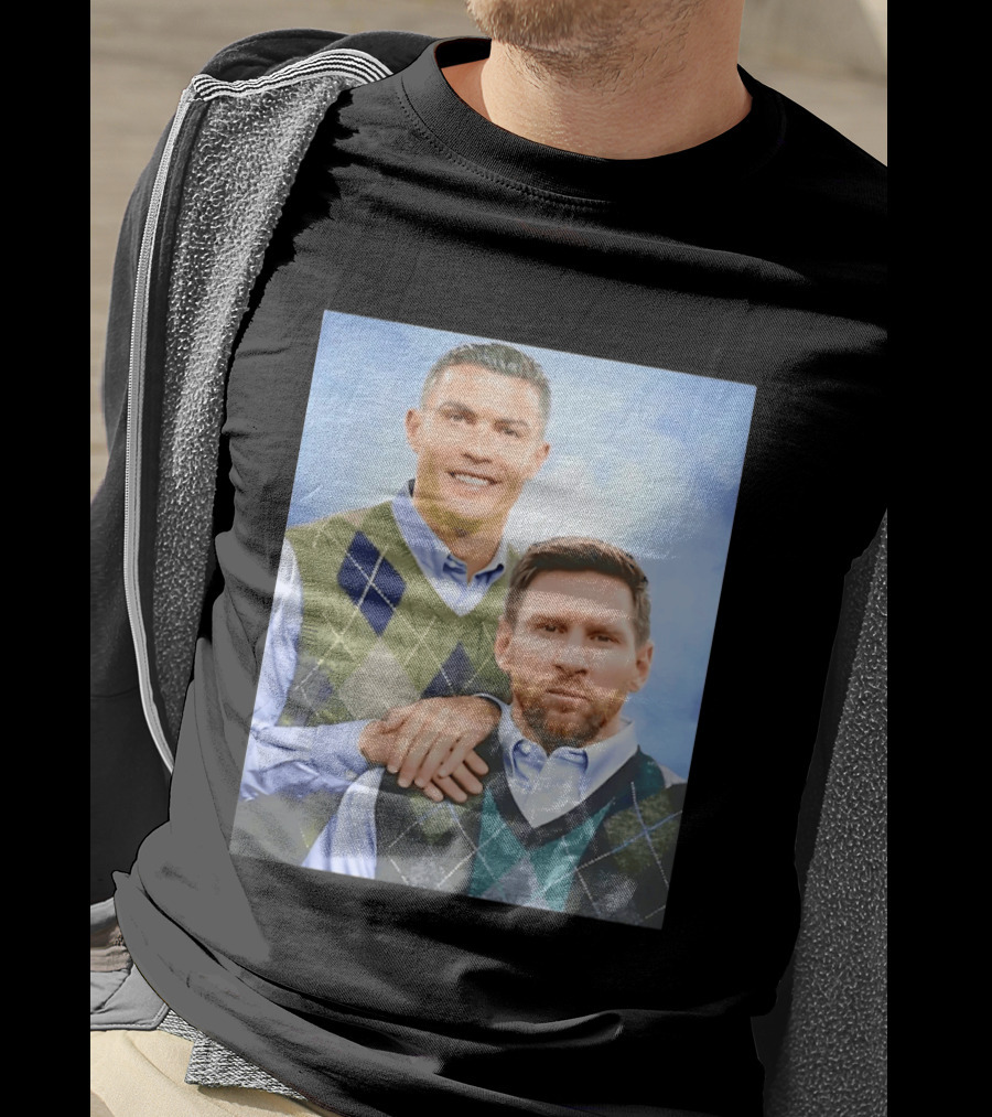 Cristiano Ronaldo Lionel Messi Step Brothers Meme T-Shirt