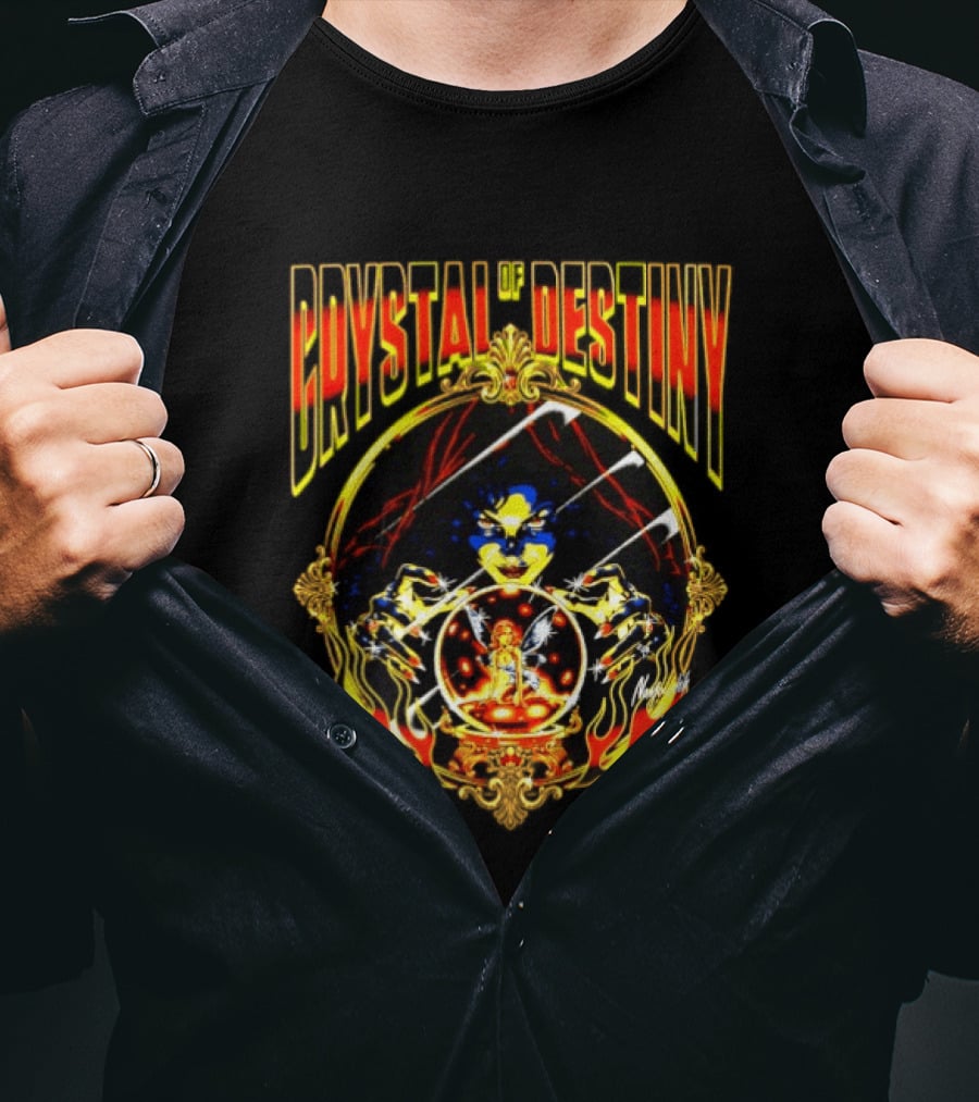 Crystal Destiny Fortune Teller Fairy Fantasy T-Shirt