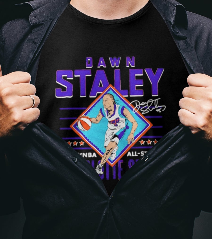 Dawn Staley Charlotte Sting 6x WNBA All Star Basketball Legend T-Shirt