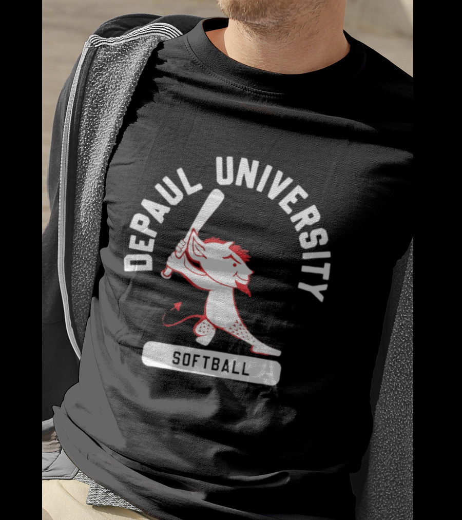 DePaul University Blue Demons Billy Softball T-Shirt