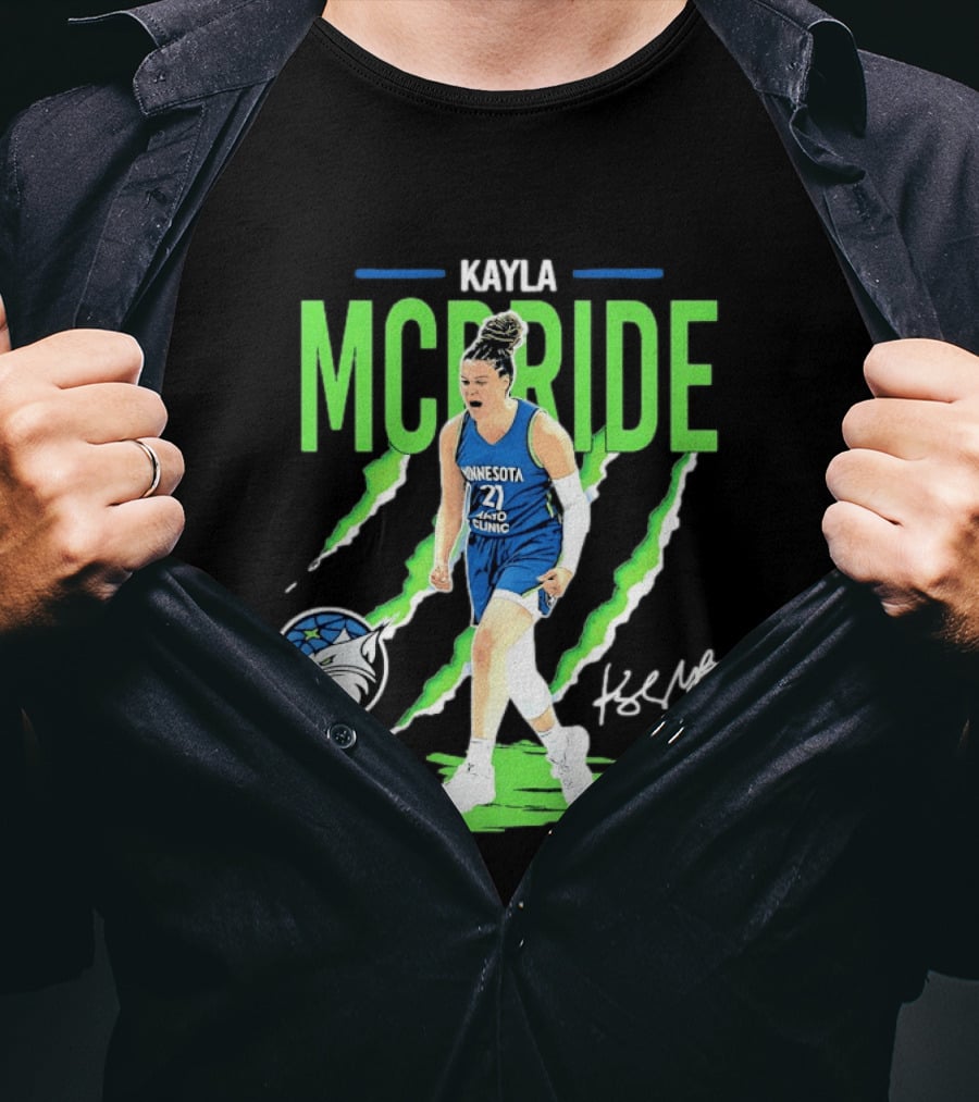 Kayla McBride Minnesota Lynx Mayo Clinic 21 Basketball T-Shirt