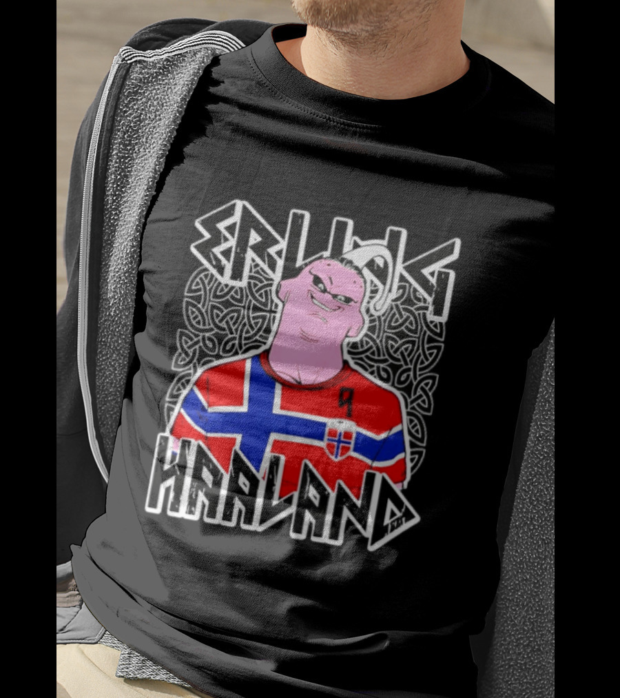 Erling Haaland Majin Buu Norway National Team T-Shirt