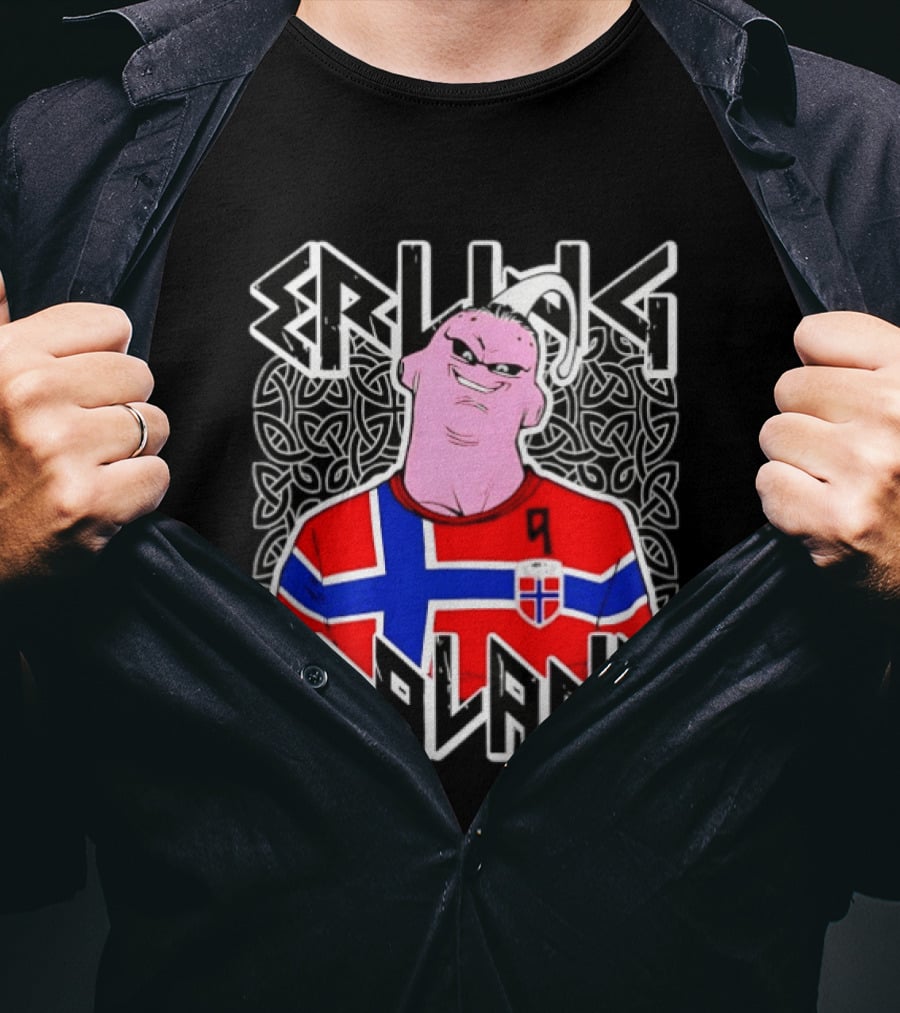 Erling Haaland Majin Buu Norway National Team T-Shirt