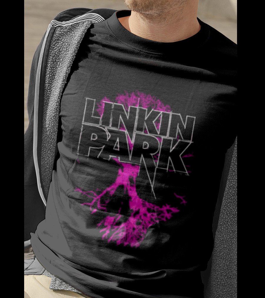 Linkin Park Tree Design Alternative Metal Band Merch T-Shirt