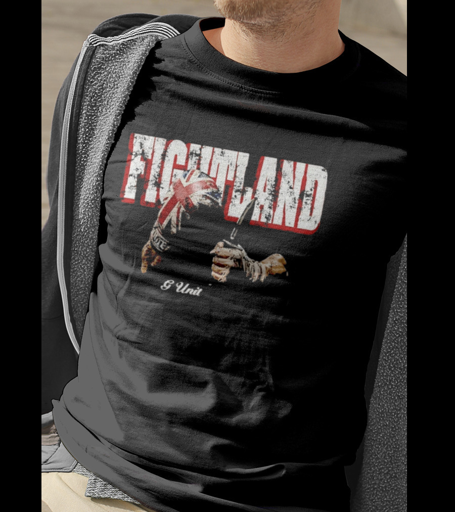 Fightland G Unit British Flag Boxing Gloves T-Shirt