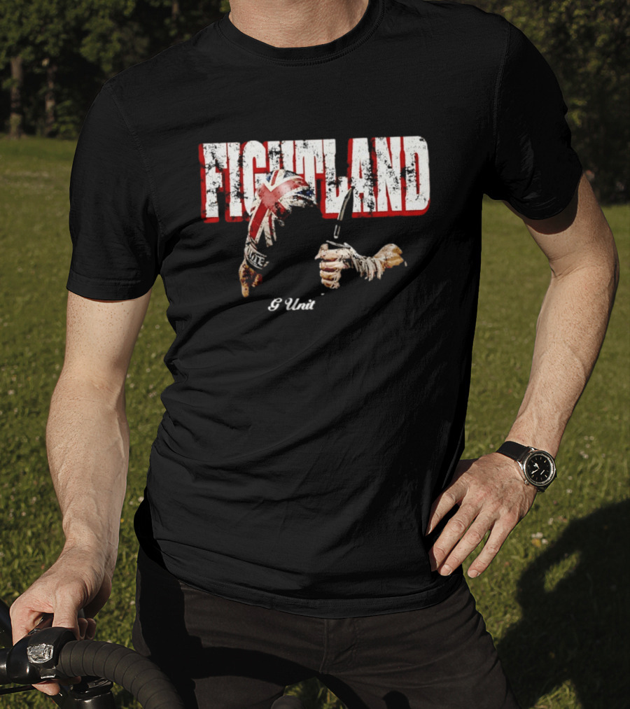 Fightland G Unit British Flag Boxing Gloves T-Shirt