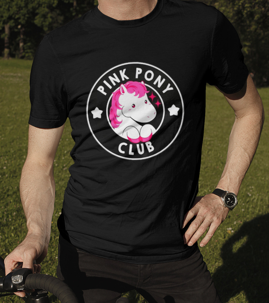 Pink Pony Club Chappell Roan Music Pop Cute Horse Icon Trend T-Shirt