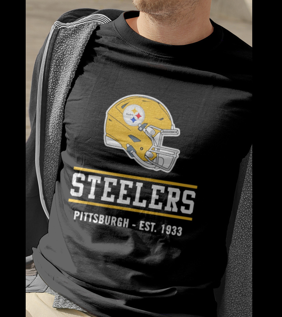 Pittsburgh Steelers Helmet Est 1933 T-Shirt