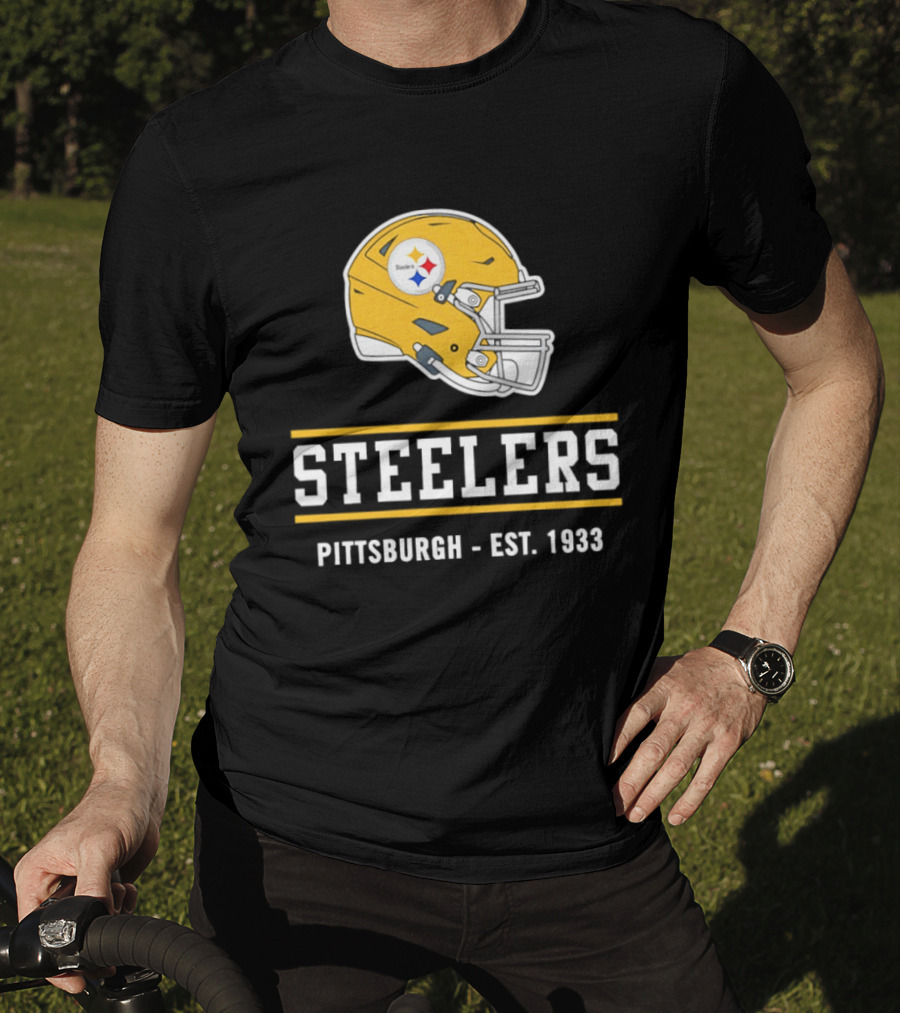 Pittsburgh Steelers Helmet Est 1933 T-Shirt