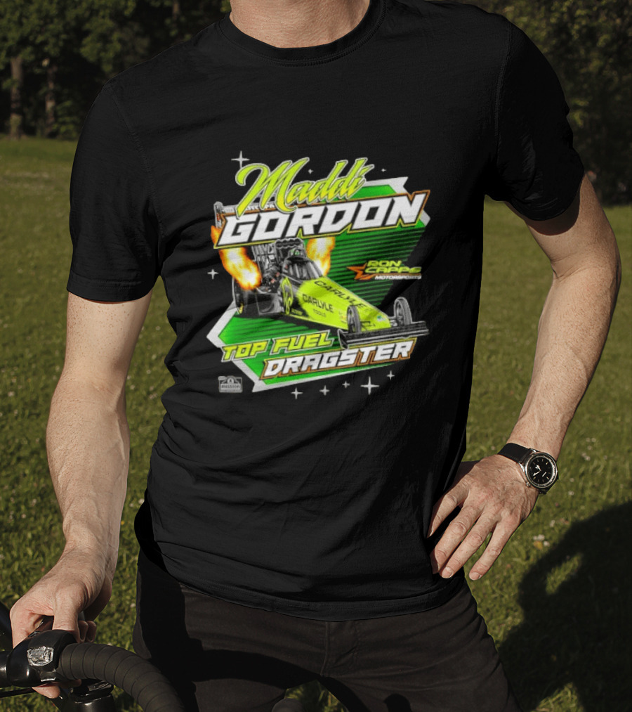 Maddi Gordon Ron Capps Motorsports Carlyle Tools Top Fuel Dragster T-Shirt