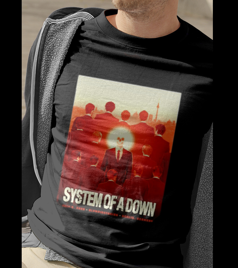 System Of A Down July 8 2026 Olympiastadion Berlin Germany Ghost Rider T-Shirt