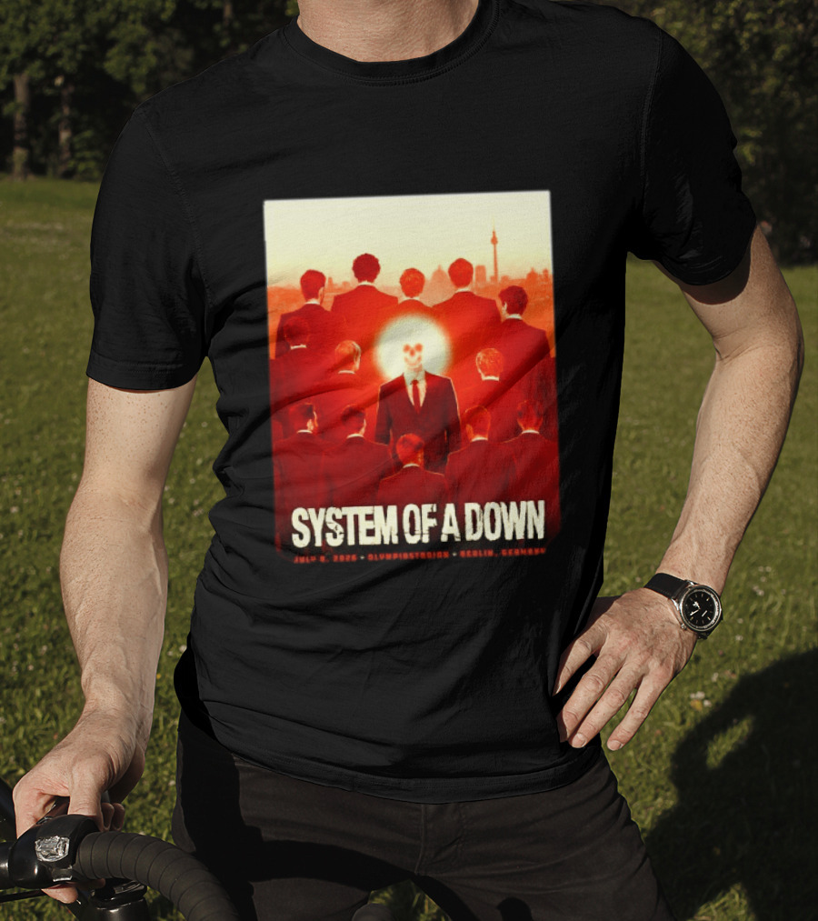 System Of A Down July 8 2026 Olympiastadion Berlin Germany Ghost Rider T-Shirt