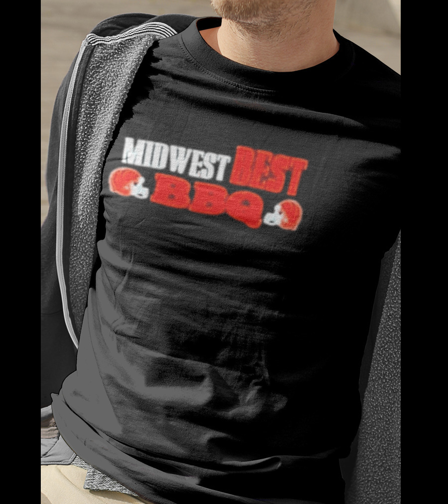 Midwest Best BBQ Cincinnati Bengals Football Helmets T-Shirt
