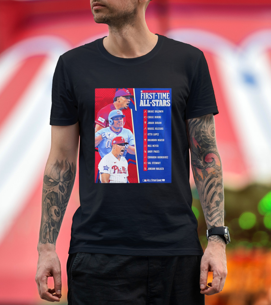 MLB National League First Time All Stars T-Shirt