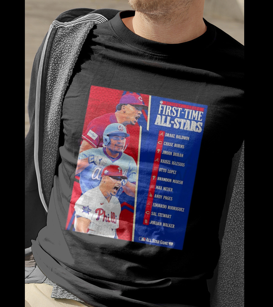 MLB National League First Time All Stars T-Shirt