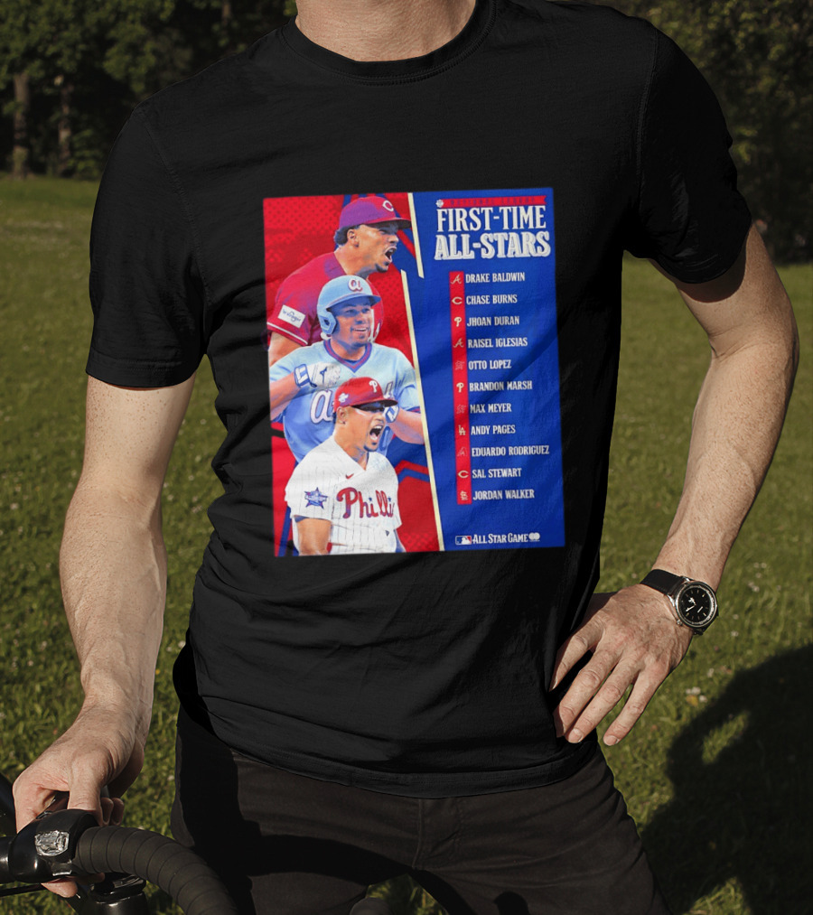 MLB National League First Time All Stars T-Shirt