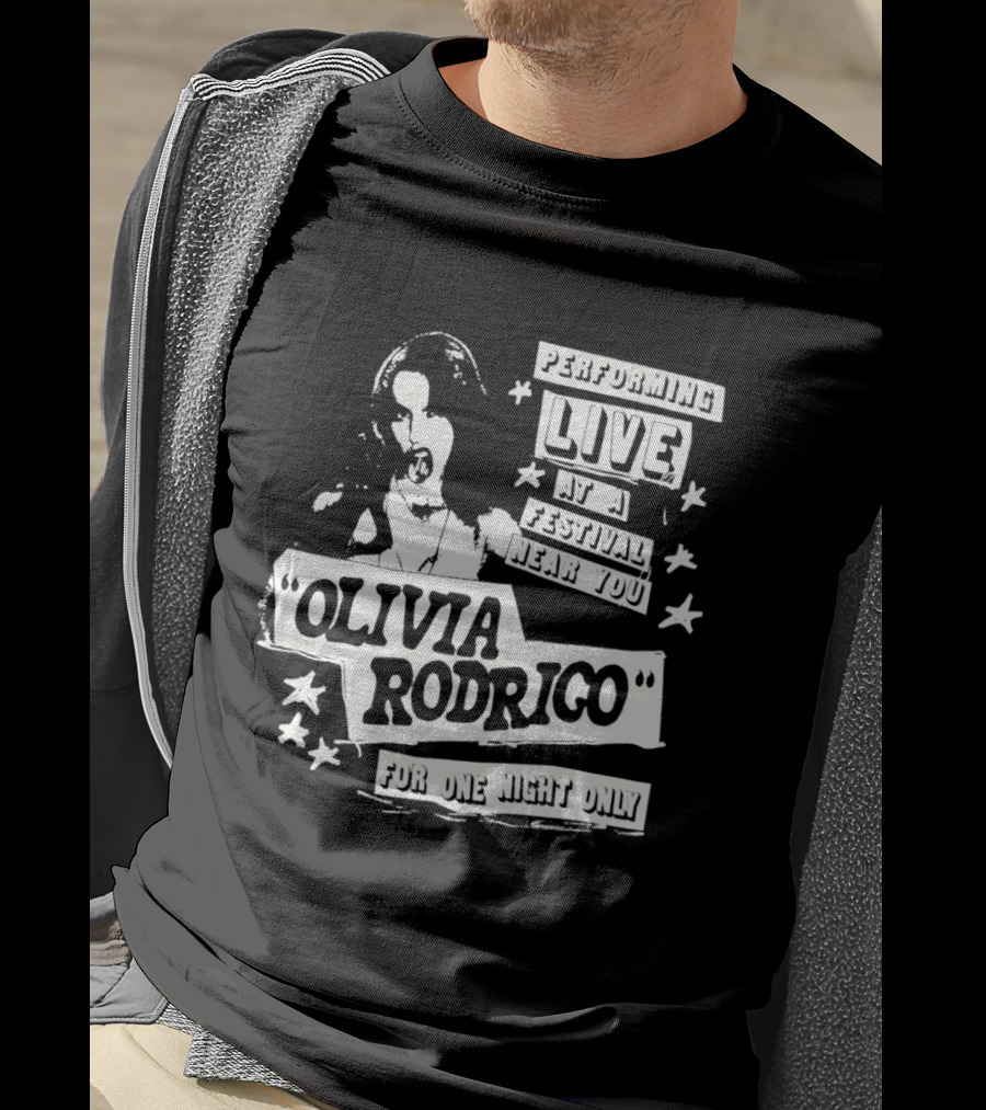 Olivia Rodrigo Live Performance For The Next Day Festival T-Shirt