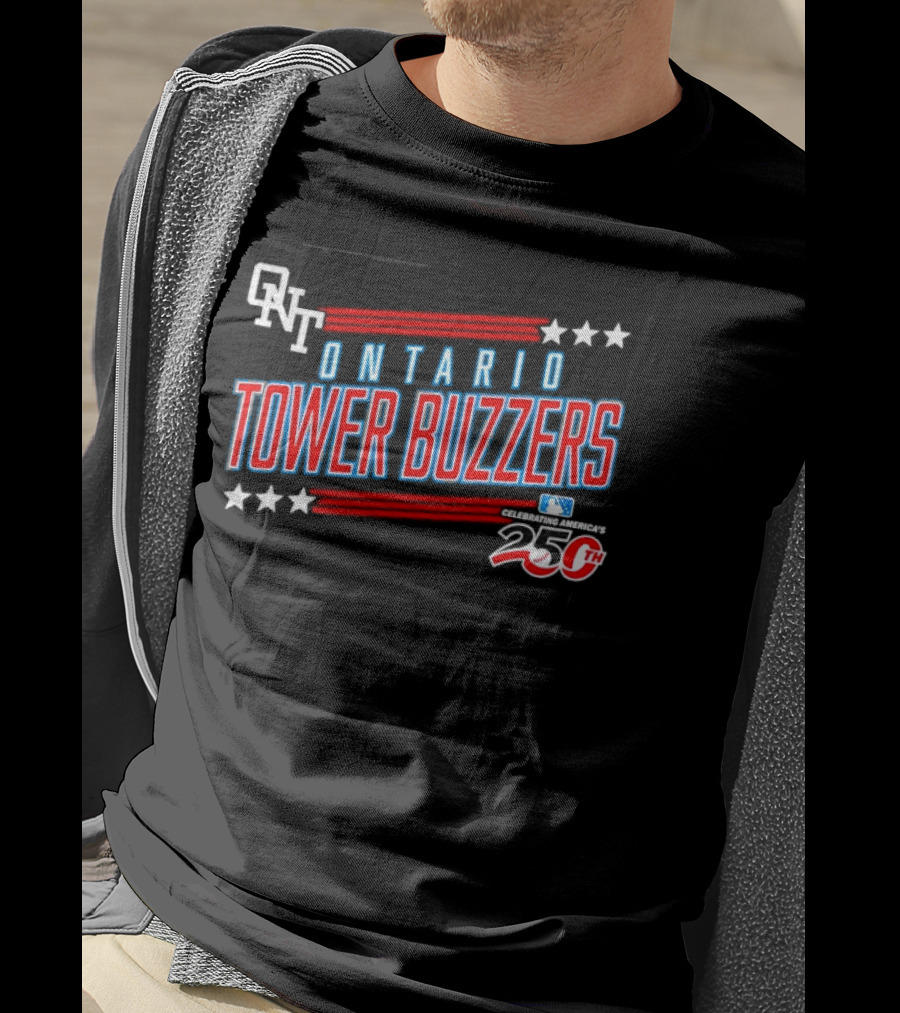ONT Ontario Tower Buzzers 250th Anniversary MLB Celebration T-Shirt