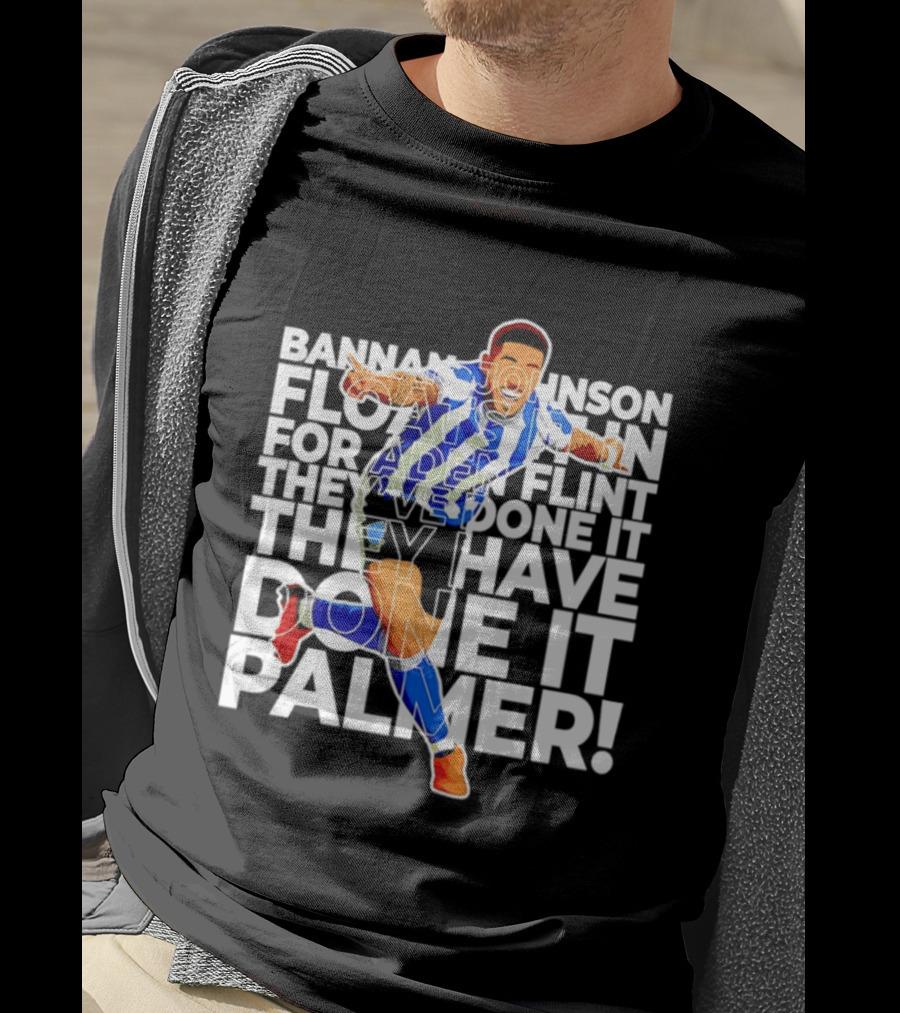 Bannan Johnson Flint Palmer Sheffield Wednesday Victory Celebration T-Shirt