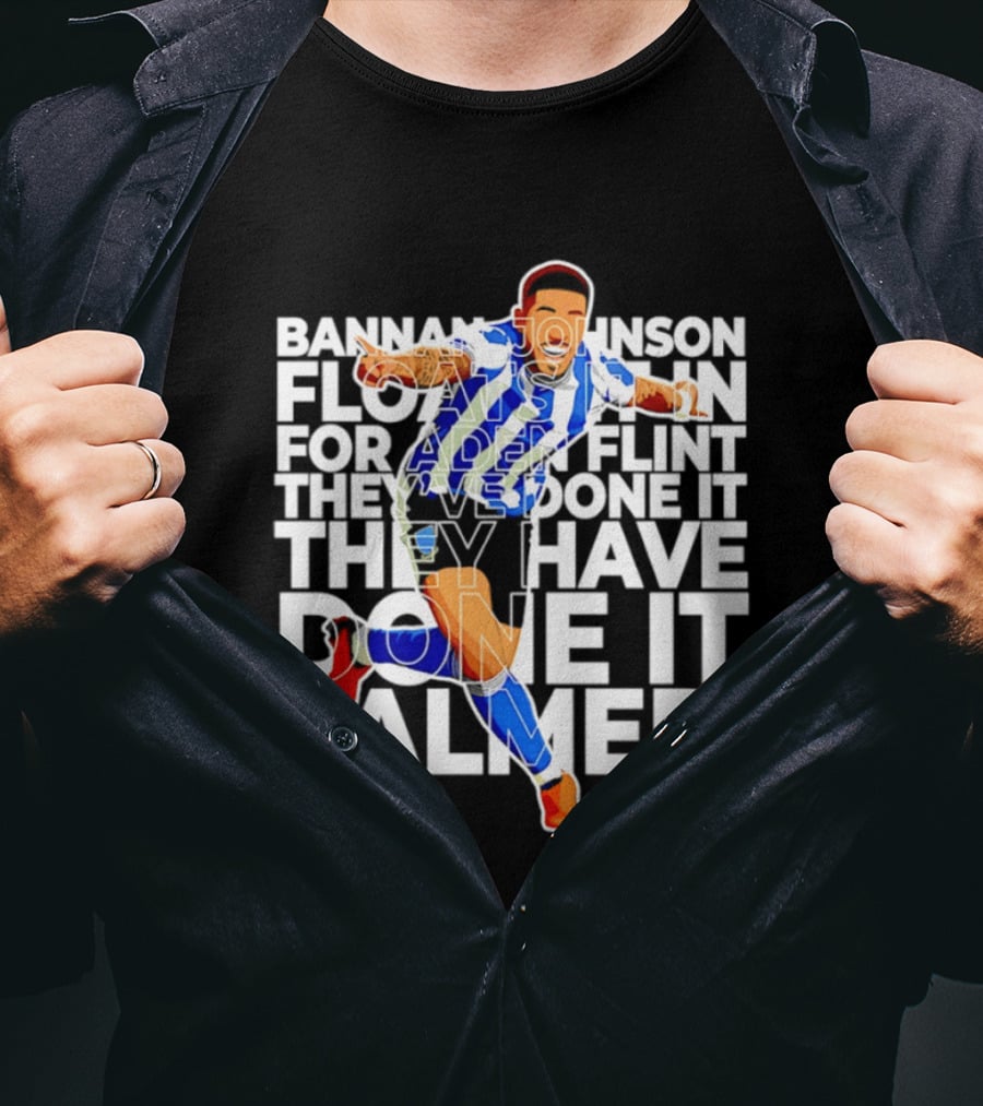 Bannan Johnson Flint Palmer Sheffield Wednesday Victory Celebration T-Shirt