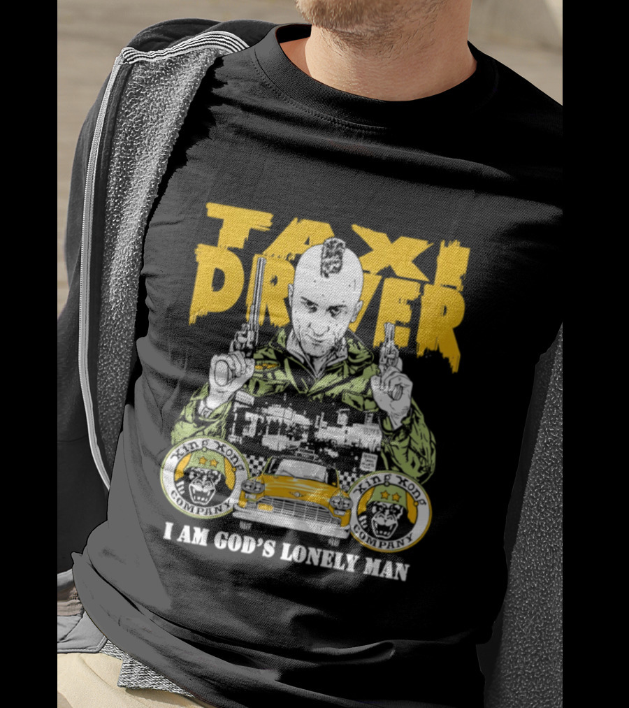 Taxi Driver I Am God's Lonely Man King Kong Company Vintage Styling T-Shirt