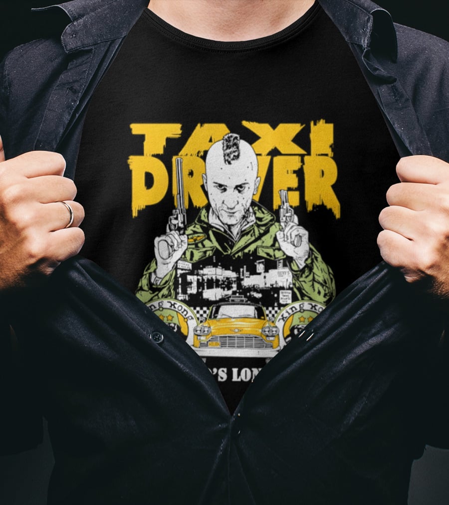 Taxi Driver I Am God's Lonely Man King Kong Company Vintage Styling T-Shirt