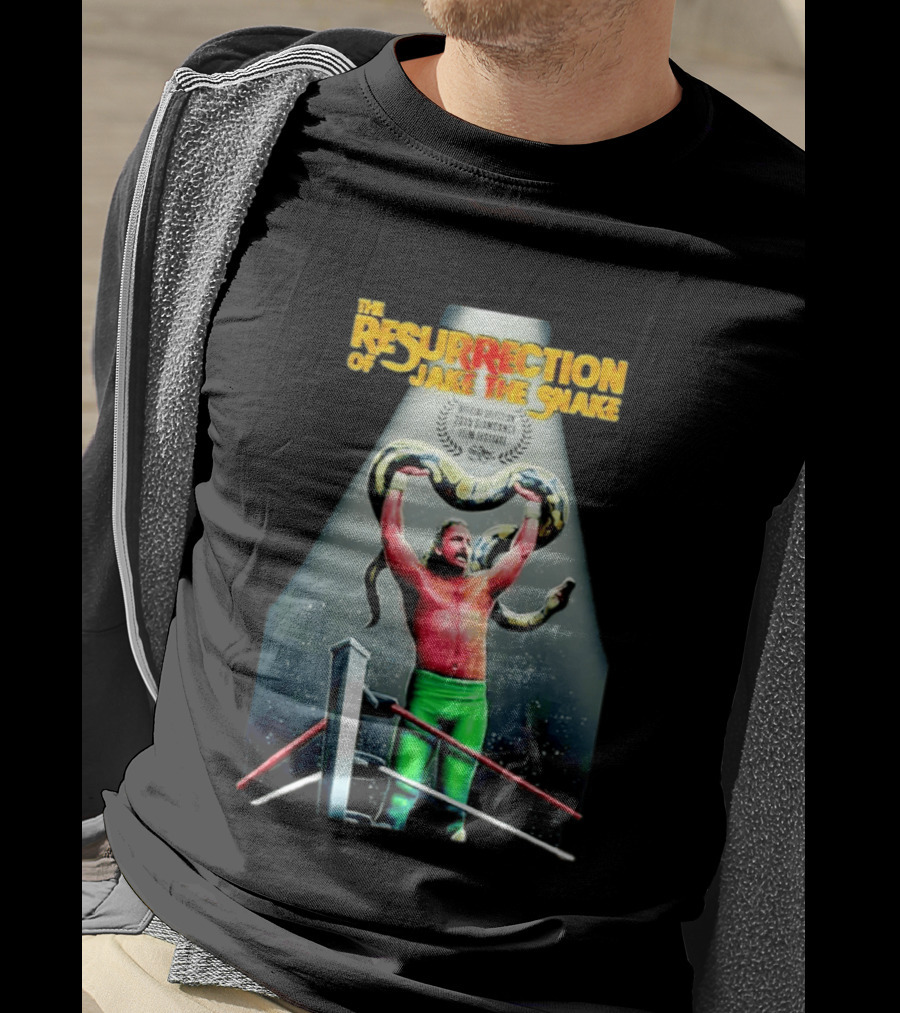The Resurrection Of Jake The Snake Wrestling Documentary Official Selection 2015 Sundance Film Festival T-Shirt