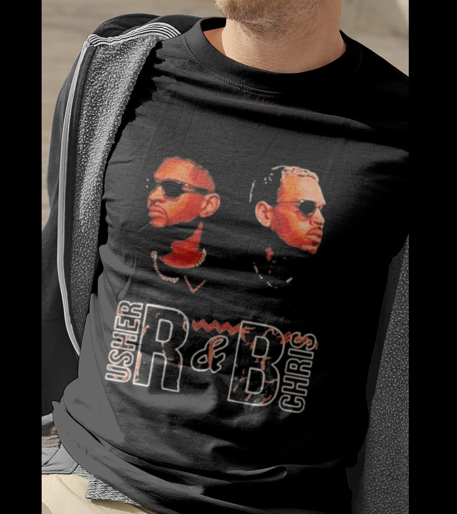 Usher Chris R&B Bootleg Retro Style Sunglasses T-Shirt