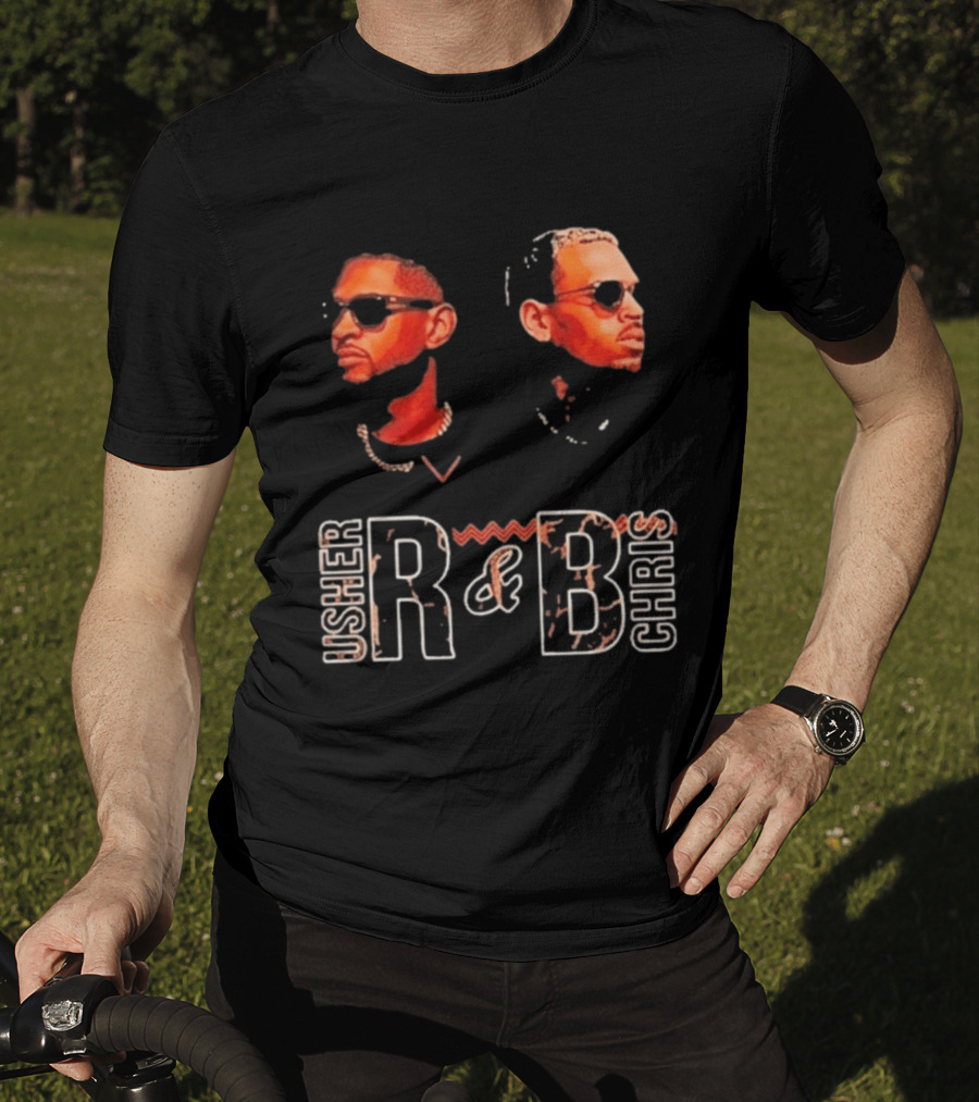Usher Chris R&B Bootleg Retro Style Sunglasses T-Shirt