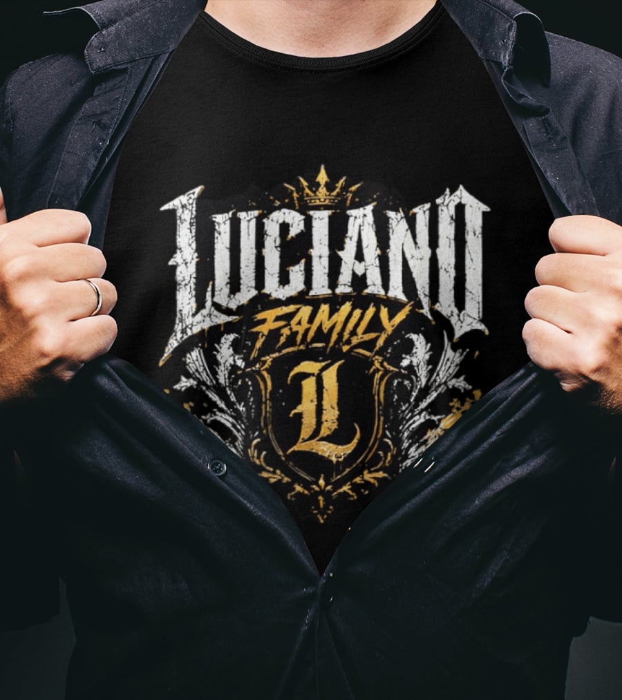 Luciano Family L Crest Crown T-Shirt