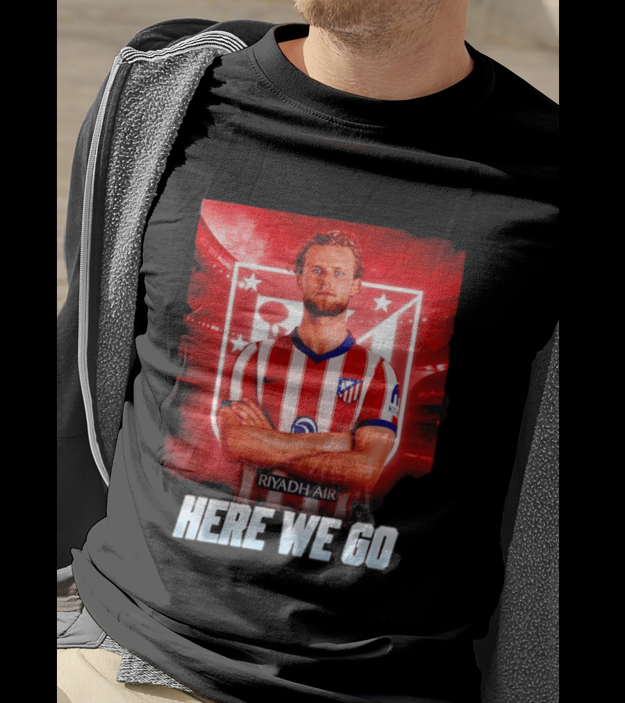 Atlético Madrid Transfer Morten Hjulmand Here We Go Announcement T-Shirt
