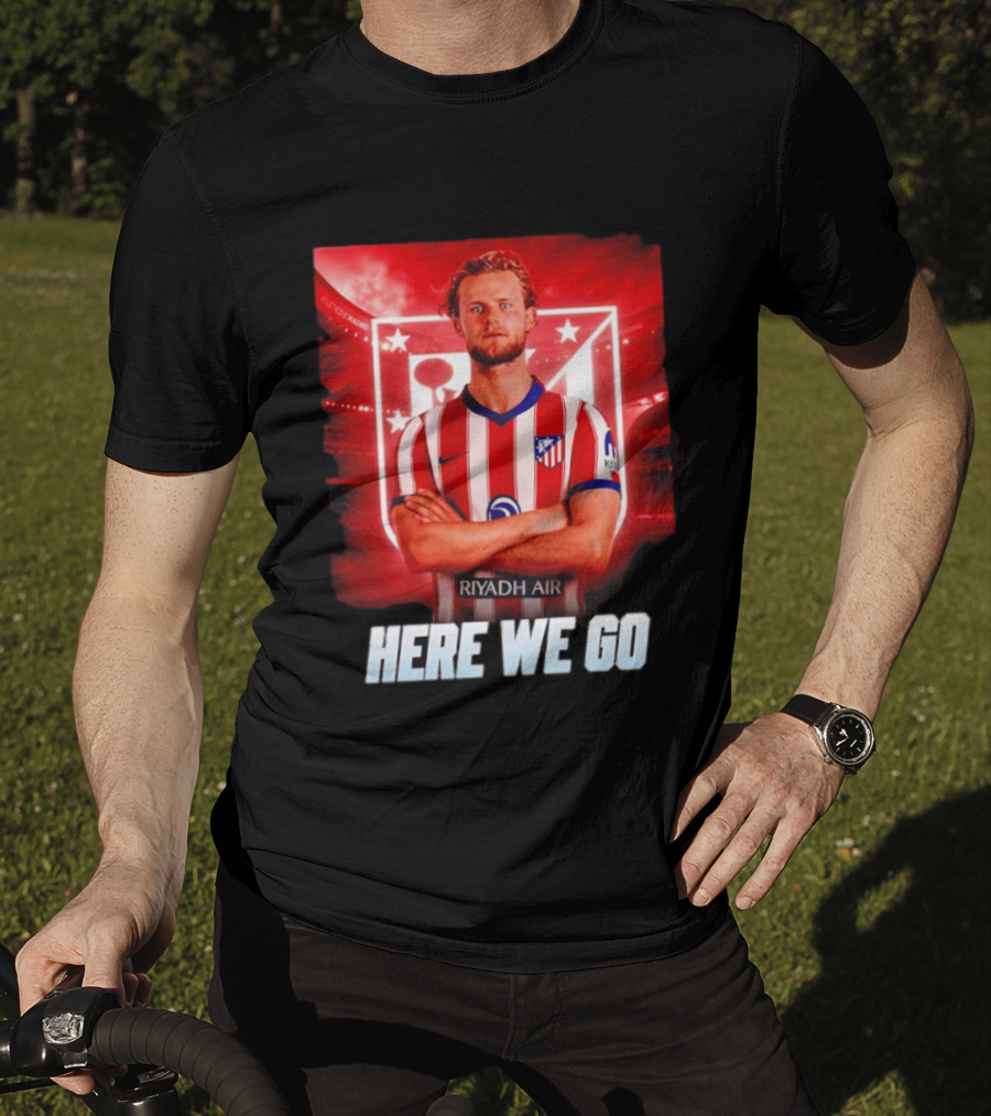 Atlético Madrid Transfer Morten Hjulmand Here We Go Announcement T-Shirt