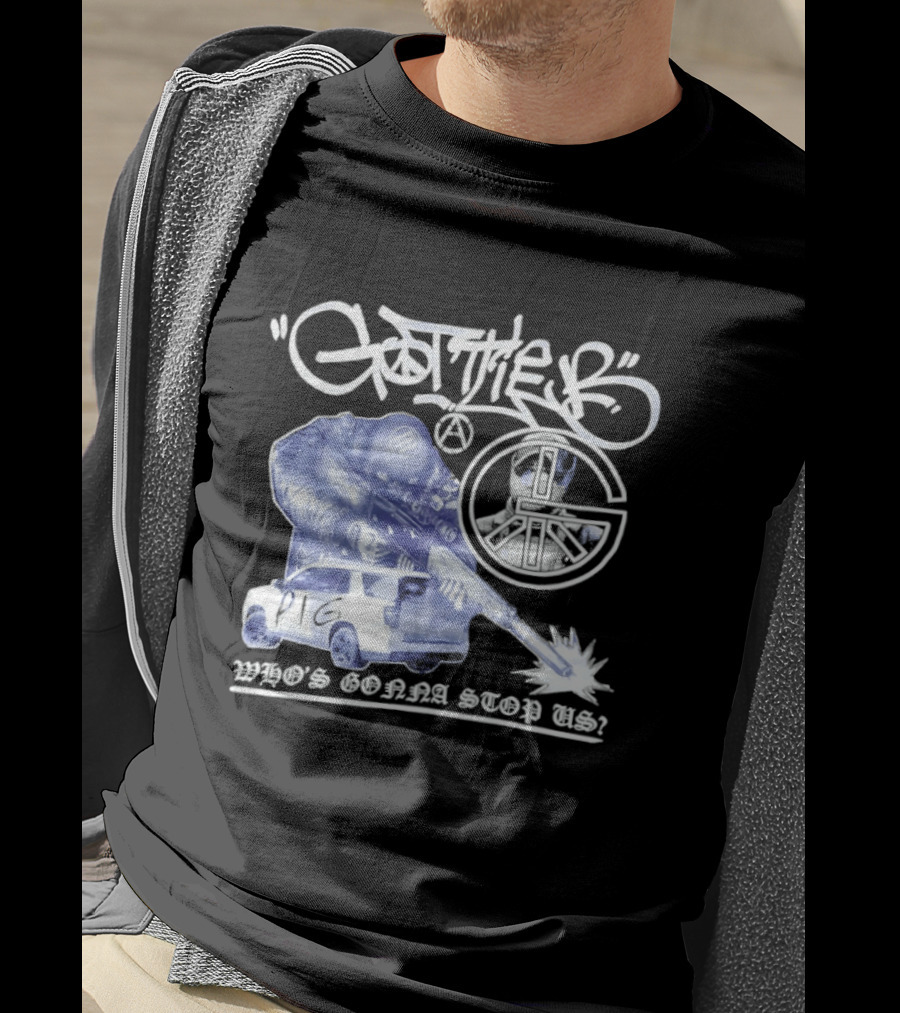 Gottlieb Anarchist Pig Who's Gonna Stop Us Tactical Graffiti T-Shirt
