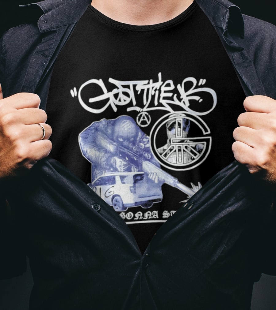 Gottlieb Anarchist Pig Who's Gonna Stop Us Tactical Graffiti T-Shirt