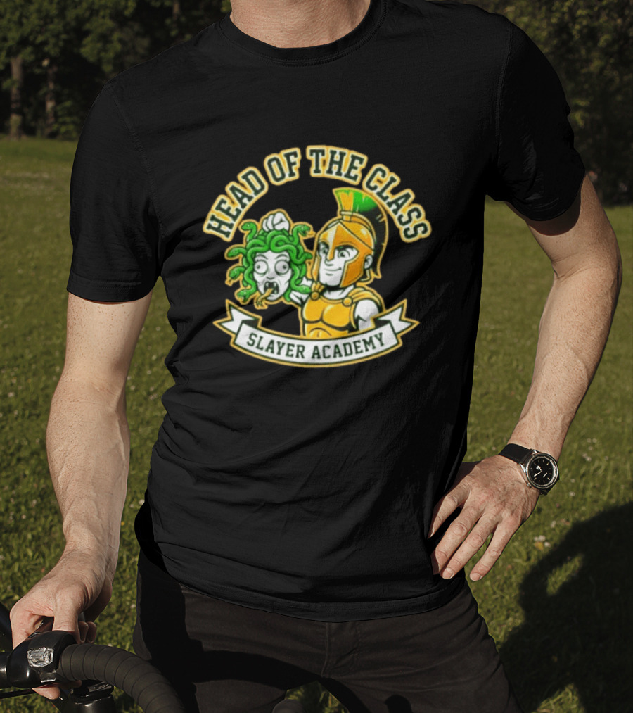 Head Of The Class Slayer Academy Spartan Medusa T-Shirt