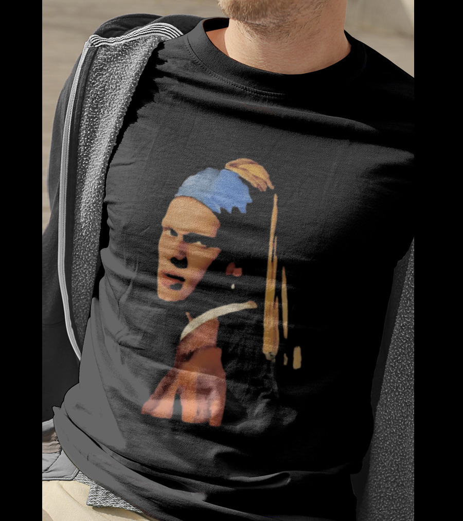 Norway Erling Haaland Girl With A Pearl Earring Meme T-Shirt
