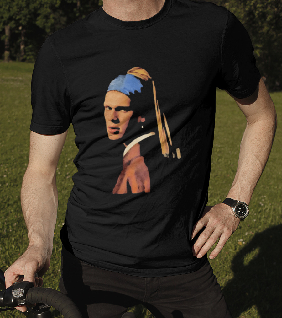 Norway Erling Haaland Girl With A Pearl Earring Meme T-Shirt