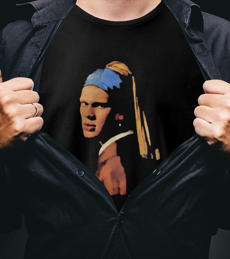 Norway Erling Haaland Girl With A Pearl Earring Meme T-Shirt