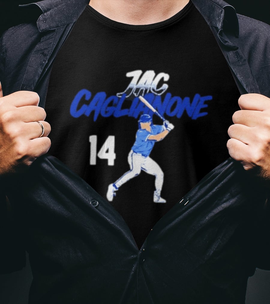 Jac Caglianone 14 Royals Baseball Player T-Shirt