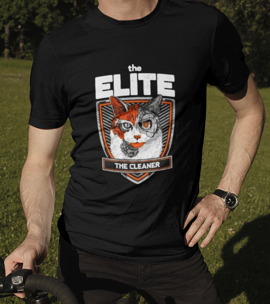 The Elite The Cleaner Cyborg Cat T-Shirt