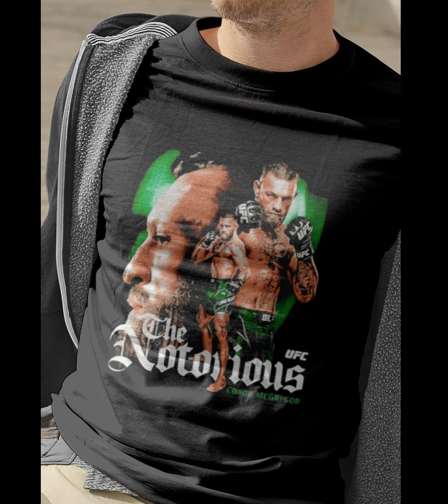 The Notorious Conor McGregor UFC Aura 329 Combat Strength T-Shirt