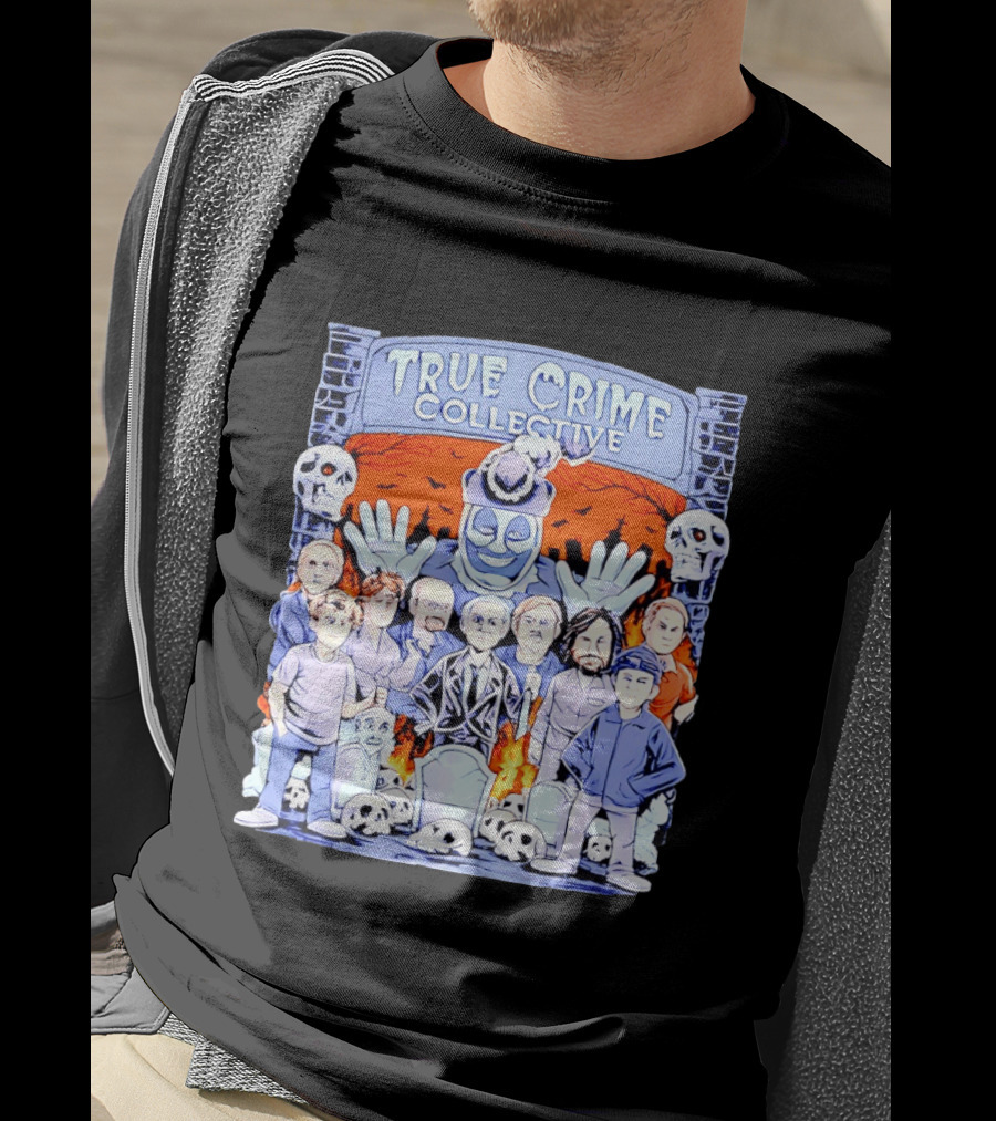 True Crime Collective Serial Killer Collage T-Shirt